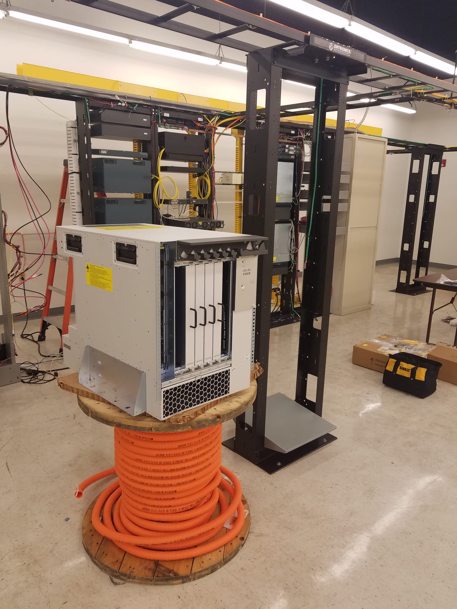 Installation of Routers and Open Bay Racks1