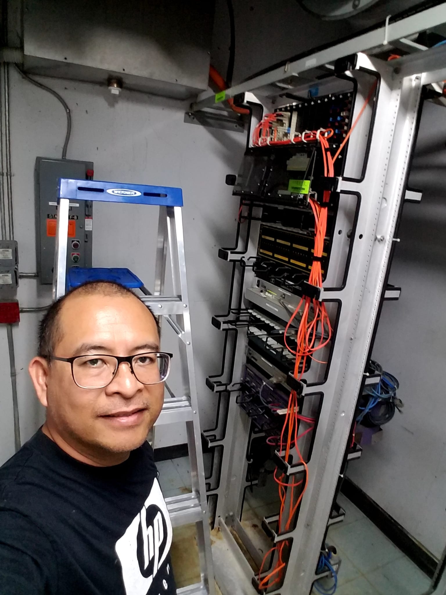 Underground Data Center Cisco Router Maintenance